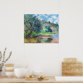 Monet - Landschaft in Port-Villez, Poster (Küche)