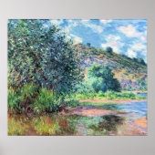Monet - Landschaft in Port-Villez, Poster (Vorne)