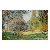 Monet - Landschaft, Parc Monceau, Poster (Vorderseite)