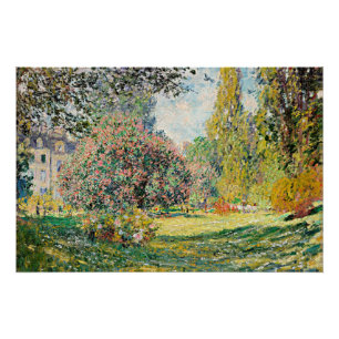 Monet - Landschaft, Parc Monceau, Poster