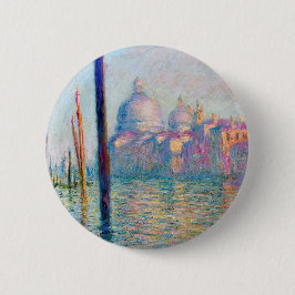 Monet Le Grand Canal Impressionist People berühmt Button