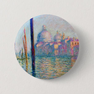 Monet Le Grand Canal Impressionist People berühmt Button
