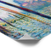 Monet Le Grand Canal Impressionist People berühmt Poster (Ecke)