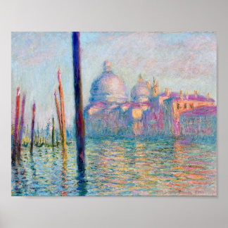 Monet Le Grand Canal Impressionist People berühmt Poster