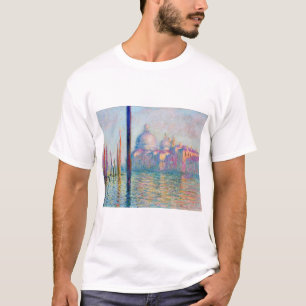 Monet Le Grand Canal Impressionist People berühmt T-Shirt