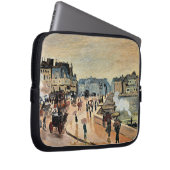 Monet - Le Pont Neuf, beeindruckendes Gemälde Laptopschutzhülle (Vorne Rechts)