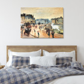Monet - Le Pont Neuf, beeindruckendes Gemälde Leinwanddruck (Insitu (Schlafzimmer))