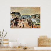 Monet - Le Pont Neuf, Poster (Küche)