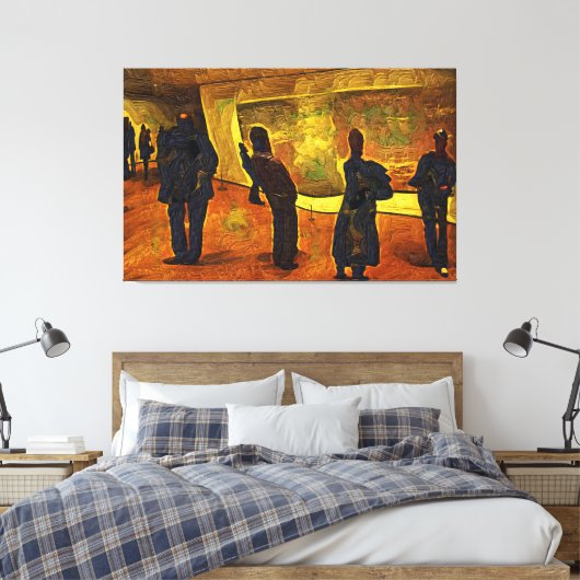 Monet Leinwanddruck (Insitu (Schlafzimmer))