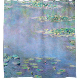 Monet Les Nympheas Wasser-Lilien-schöne Kunst Duschvorhang
