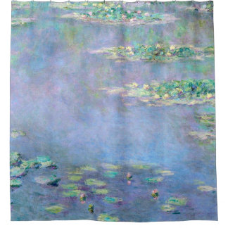 Monet Les Nympheas Wasser-Lilien-schöne Kunst Duschvorhang