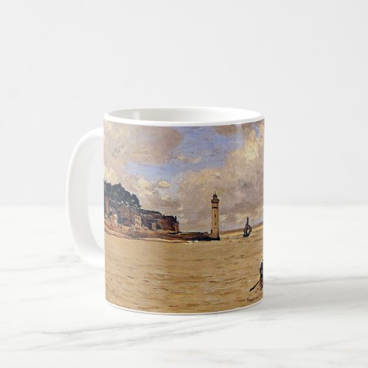Monet - Leuchtturm am Hospice Kaffeetasse (Vorderseite Links)