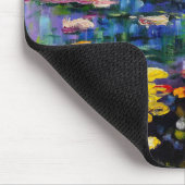 Monet Lila Water Lilies Mouse Pad Mousepad (Ecke)