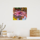 Monet Lila Water Lilies Poster (Küche)