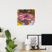 Monet Lila Water Lilies Poster (Heimbüro)