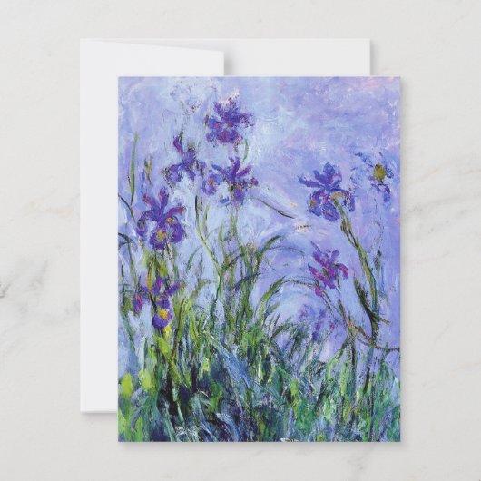 Monet Lilac Ire Einladungen (Vorderseite)