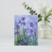 Monet Lilac Ire Einladungen (Stehend Vorderseite)