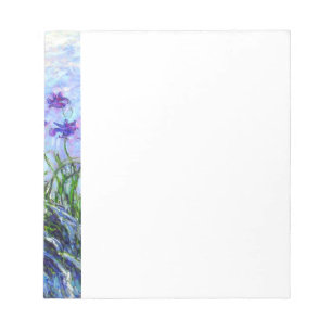 Monet Lilac Irises aktualisiert Notizblock