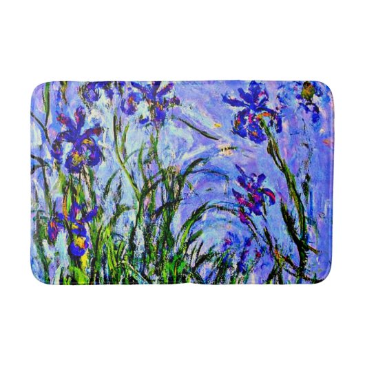 Monet - Lilac Irises Badematte (Vorderseite)