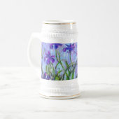 Monet Lilac Irises Bierglas (Vorderseite Links)