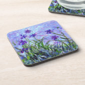 Monet Lilac Irises Getränkeuntersetzer (Linke Seite)