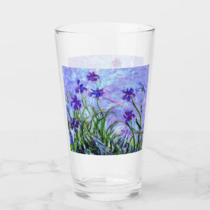 Monet Lilac Irises Glas
