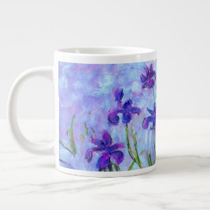 Monet Lilac Irises Jumbo-Tasse