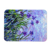 Monet Lilac Irises Magnet (Horizontal)