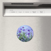 Monet Lilac Irises Magnet (In Situ (Geschirrspüler))
