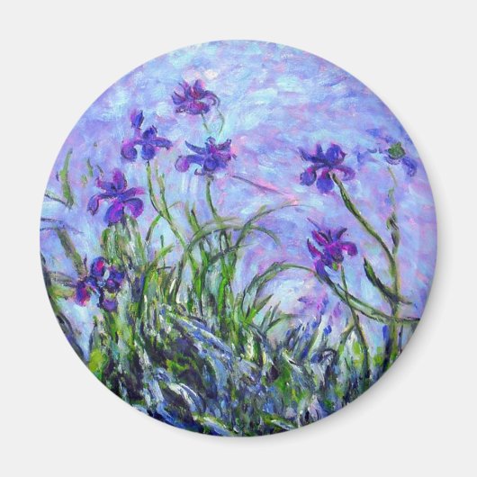 Monet Lilac Irises Magnet (Vorne)