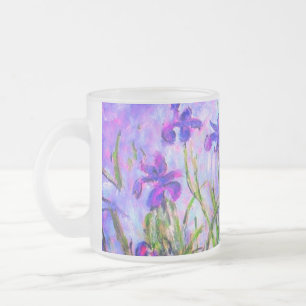Monet Lilac Irises Mattglastasse