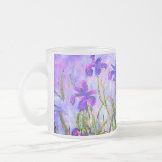 Monet Lilac Irises Mattglastasse (Links)