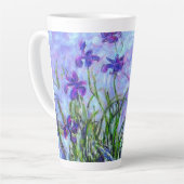 Monet Lilac Irises Milchtasse (Linke Ecke)