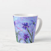 Monet Lilac Irises Milchtasse (Rechte Ecke)