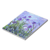 Monet Lilac Irises Notizblock (Rotiert)