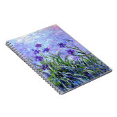 Monet Lilac Irises Notizblock (Rechte Seite)