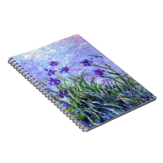 Monet Lilac Irises Notizblock (Rechte Seite)