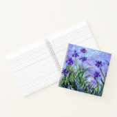Monet Lilac Irises Notizblock (Innenseite)