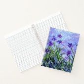 Monet Lilac Irises Notizblock (Innenseite)