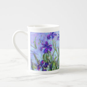 Monet Lilac Irises Porzellantasse