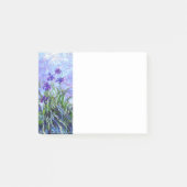 Monet Lilac Irises Post-it Klebezettel (Vorderseite)