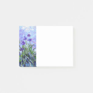 Monet Lilac Irises Post-it Klebezettel