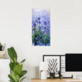 Monet Lilac Irises Poster (Heimbüro)