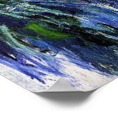 Monet Lilac Irises Poster (Ecke)