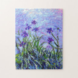 Monet Lilac Irises Puzzle