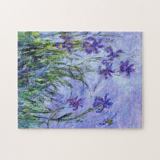 Monet Lilac Irises Puzzle (Horizontal)