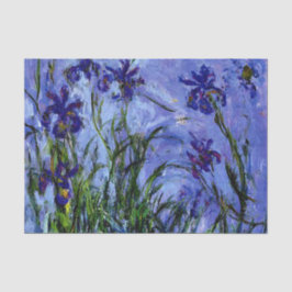 Monet - Lilac Irises Seidenpapier