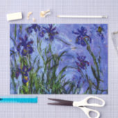 Monet - Lilac Irises Seidenpapier (Handwerk)
