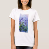 Monet Lilac Irises T - Shirt (Vorderseite)