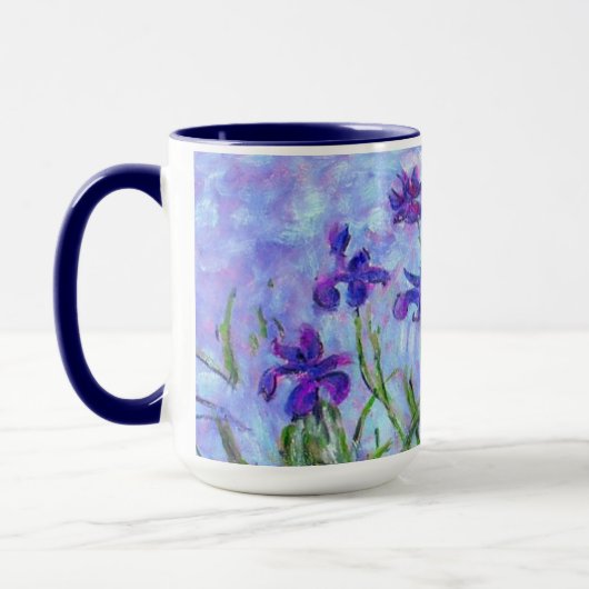 Monet Lilac Irises Tasse (Links)